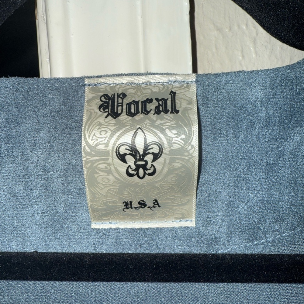 Vocal Blue Fringe Vest - Picture 3 of 6